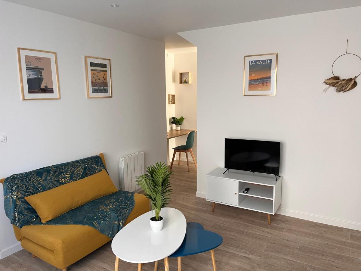 Studio Cosy Avec Terrasse, Proche Chantiers Et Airbus Сен-Назер Екстер'єр фото